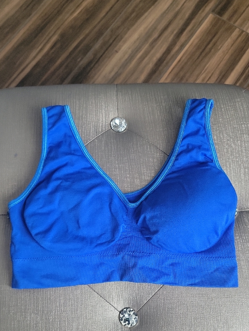 Seamless Royal Blue Everyday Wireless Bralette